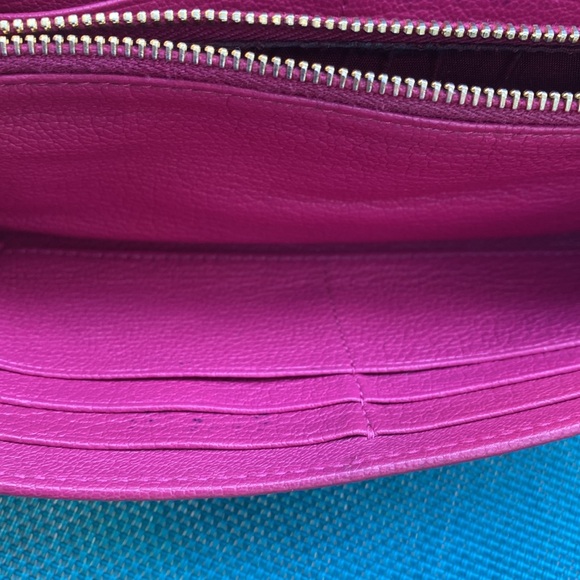🩷LOW START🩷Miu Miu🩷Long Pink Wallet/VGUC - Picture 8 of 16